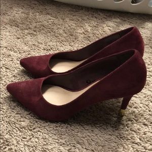 Burgundy Aldo heels